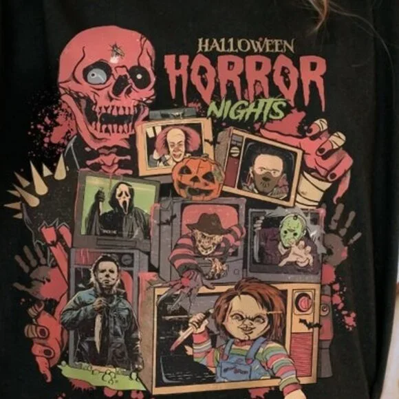 Halloween Horror Nights Shirt, Horror Halloween Shirt, Scary T-shirt - Picture 2 of 4
